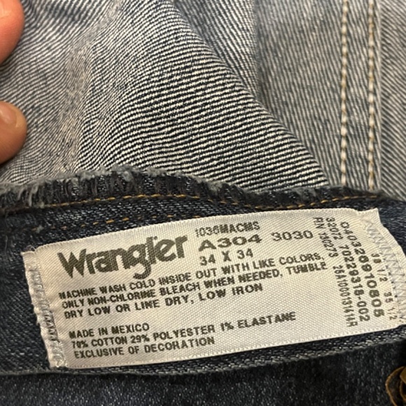 Wrangler Slim Fit Stretch, Sz 34x34 - Picture 4 of 4